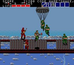 This bridge ain't big enough for the... Uh... Six of us?
