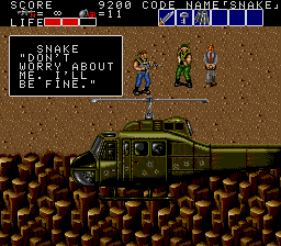 To be honest, SNAKE, it's not worth it- he's going to get kidnapped by ninjas next week anyway.