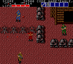 Don't even bother with these punks. Just bomb into that cabin and they'll disappear when you're done.