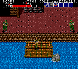 To be fair, after travelling at speeds like that, I'm surprised the raft doesn't disintegrate when it hits this rock. It's made of strong stuff.