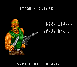 What's amusing is when you're playing as the other soldier, his comments show far less concern for his comrade-in-arms. I wonder if there's Bloody Wolf fanfiction to fill in the gaps there...