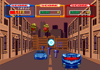 Fortunately the arcade game lets you kill him over and over again. It's quite therapeutic.