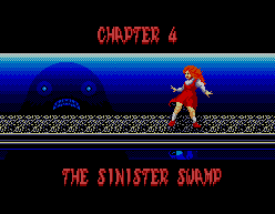 Quite strange that Catherine has red hair in some of these level intro shots..