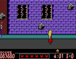 Honestly, only one of these rocks actually has any chance of hitting Catherine at all. It's pretty weedy.