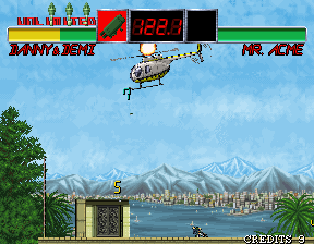 WARNING! A huge helicopter, 'Final Boss' is approaching fast