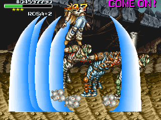 Pretty sure I had to have at least one shot of one of the Super Desperation moves in here. So here's Arc Saber.